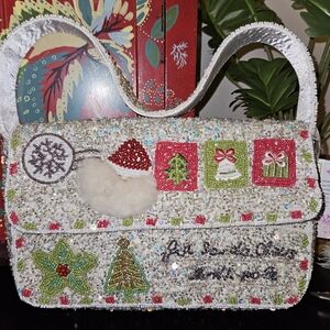 India Boutique Festive Multicolor Beaded Shoulder Bag